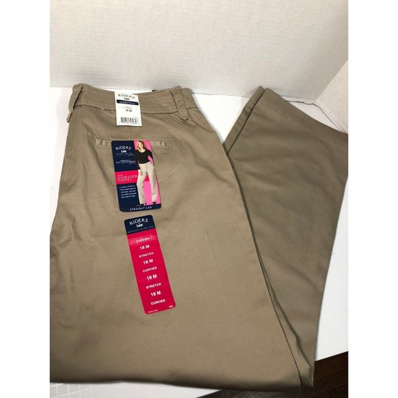 Lee Rider Women"s Khaki Pants 18M - Picture 1 of 2
